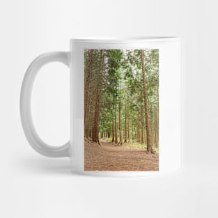 Green Pine Trees Mug